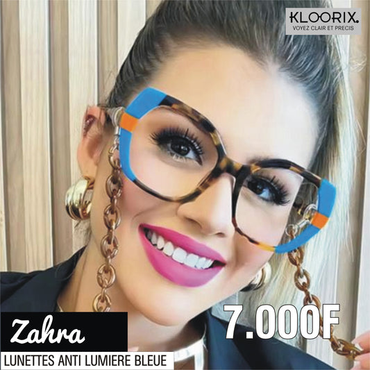 Lunettes Zahra (Anti Lumière Bleue)