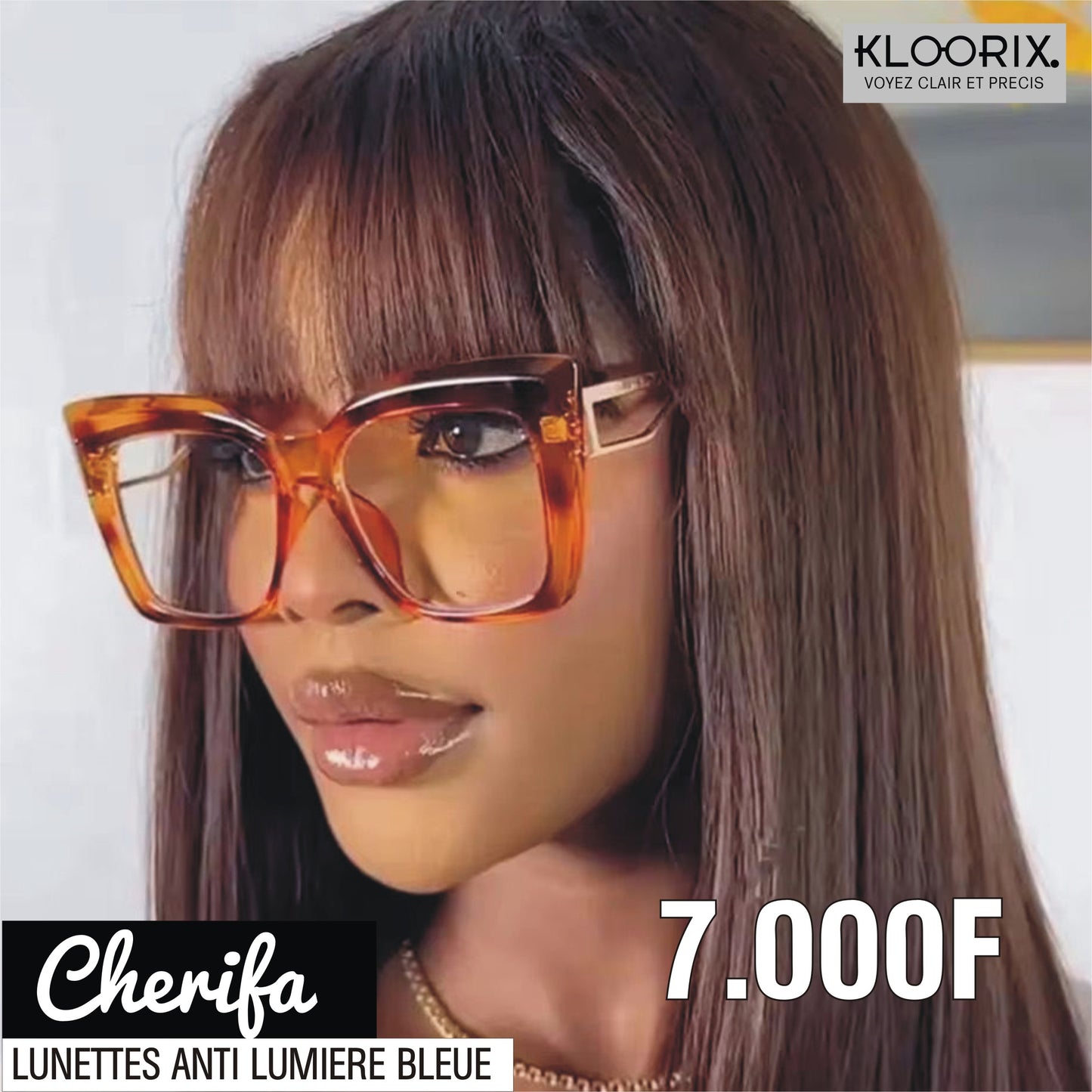 Lunettes Chérifa (Anti Lumière Bleue)