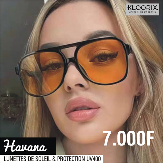 Lunettes Havana (Protection UV400)