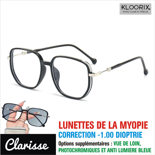 Lunettes de la Myopie Correction -1.00 Dioptrie (Photochromique)