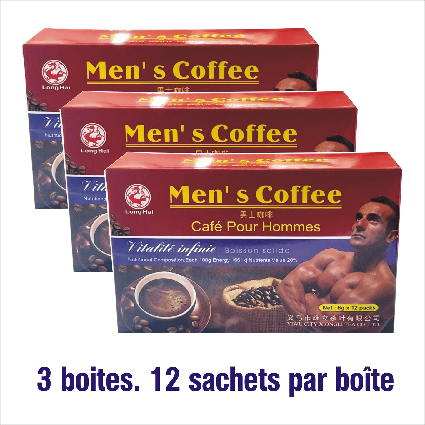 Men's Coffee (3 boites)