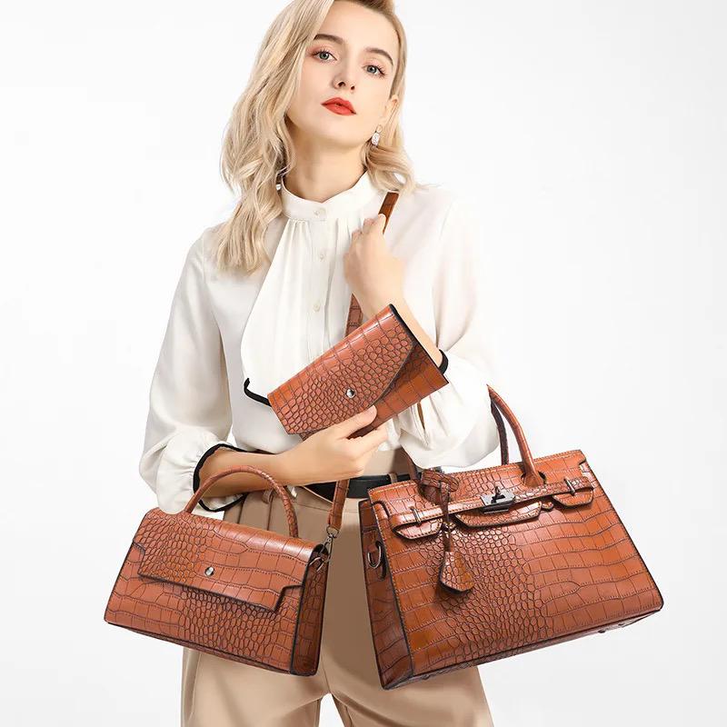 Ensemble Sac à Main Marron